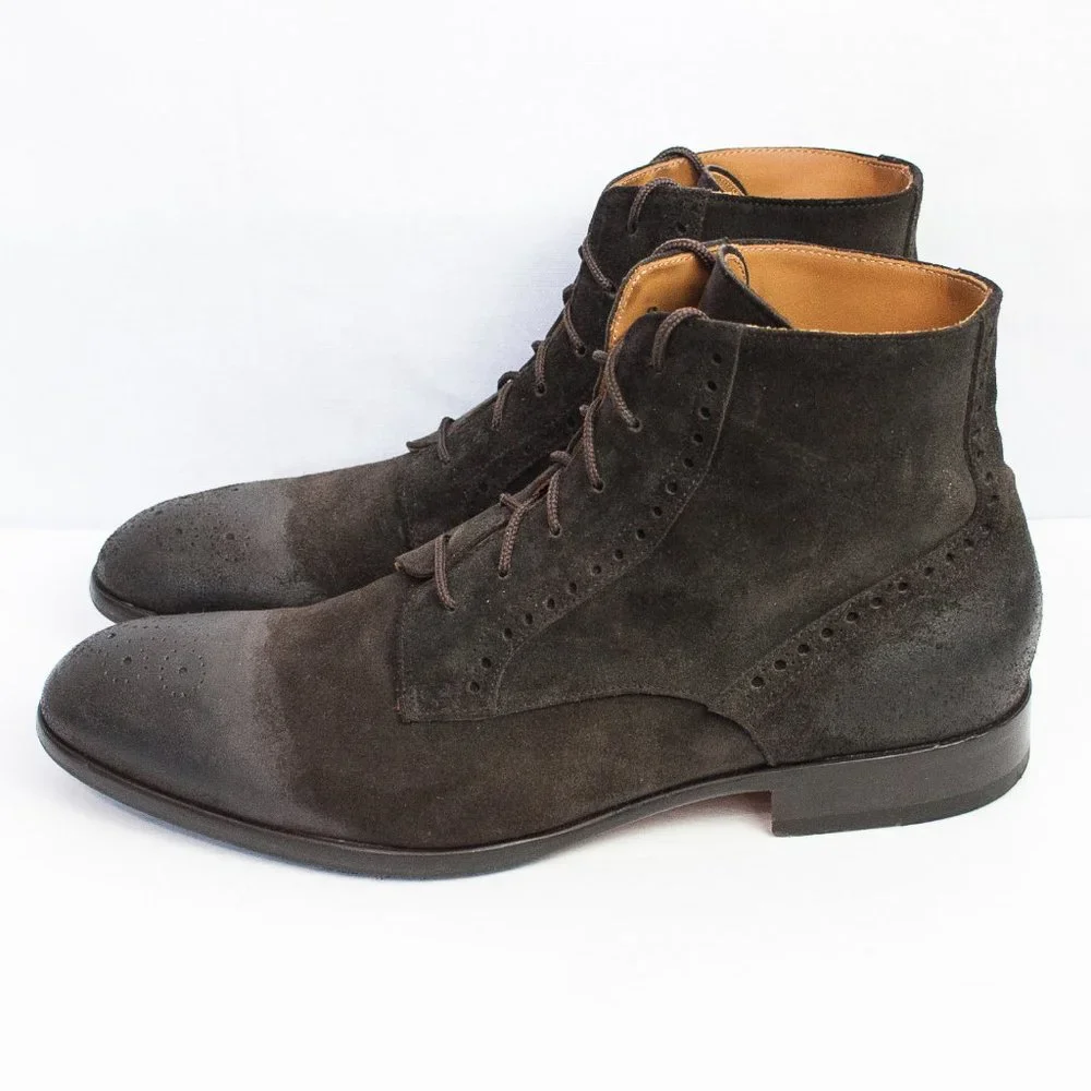 Bruno Magli | Palermo Suede Lace Up Boot | 12